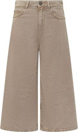 Pinko Beige Relaxed High Rise Jeans