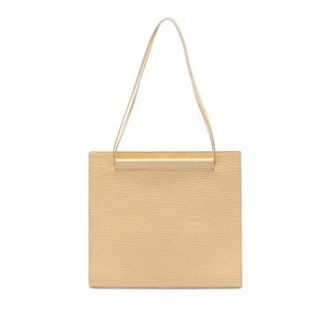 Louis Vuitton Pre-owned The Saint Tropez Shoulder Bag - Dames - Pre-owned - Beige - Maat: ONE Size Leer