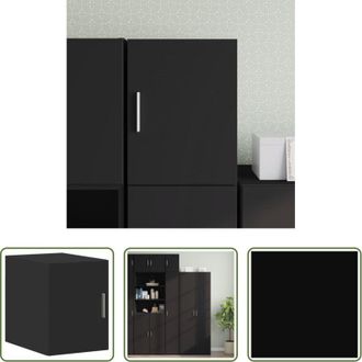 vidaXL Mobile a parete - Mobile a Parete Nero 30x42,5x40 cm in Legno Multistrato