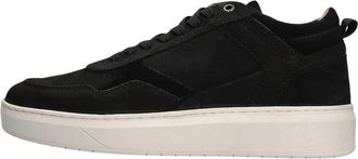 Stefano Lauran Enzo-65 Sneakers - Heren - Sneakers - Zwart - 42 EU - Leer - Schoenen