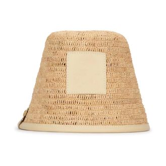 Jacquemus Hats, female, Beige, Size: 58 CM Le Bob Soli