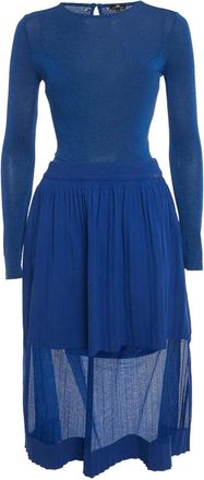 Elisabetta Franchi Set con gonna - Blu