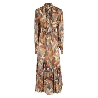 Farm Rio Farm Rio, Dames, Jurken, Bruin, Maat: XS