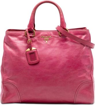 Prada Pre-owned Prada Vitello Shine Satchel Ladies R9N0XMYST33ZQ43N