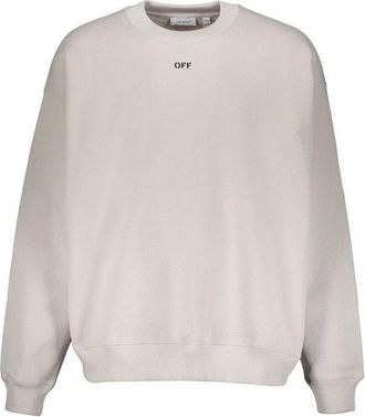 Off-white Off- Cotton Mens Sweatshirt