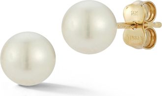 Ember Fine Jewelry 14K Gold 6MM Pearl Studs