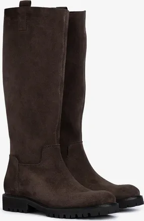 Pedro Garcia high boot in brown suede | Sunta | fall-winter 2026 |