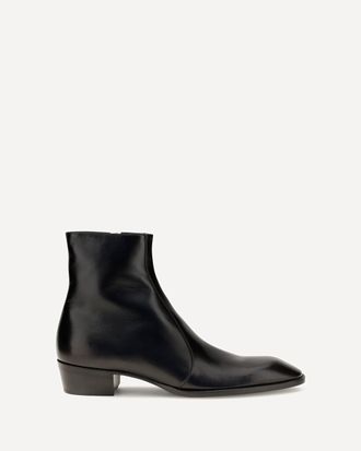 Saint Laurent Stivaletti Aurelien Splendor in pelle liscia Man 40
