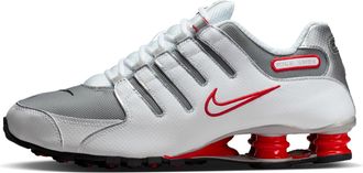 Nike Shox NZ White Sport Red Cool Grey 378341-104