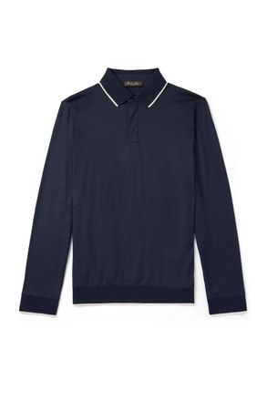 Loro Piana Wish Wool Polo Shirt