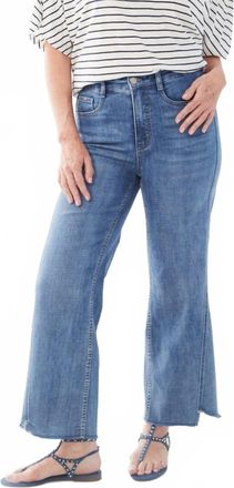FDJ Suzanne Wide Ankle Denim Jeans In Indigo