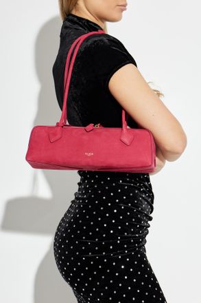 Alaia Shoulder Bag Le E Teckel Medium, Womens, Pink