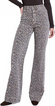 Hidden Jeans Zola Flare Jeans In Cheetah