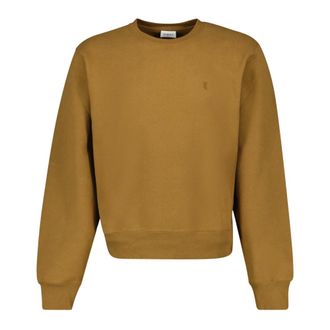 Saint Laurent Sweatshirts, male, Brown, Size: L Brown Cassandre Sweatshirt Autumn-Winter 2024
