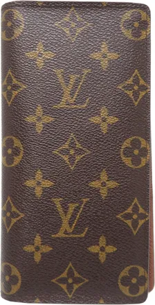Louis Vuitton Brown Monogram Long Wallet (Bi-Fold) (Pre-Owned)