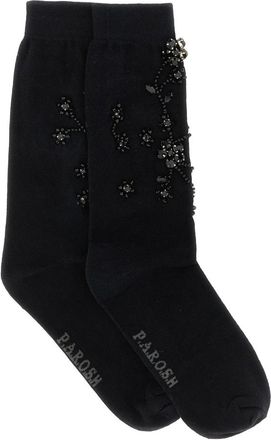 P.A.R.O.S.H. Calcetines Colz - Underwear - Mujer - Negro - ONE SIZE
