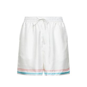Casablanca Elasticated Striped Shorts