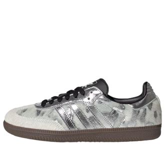 adidas (WMNS) adidas Samba OG Pony Hair Cream Silver KJ2314