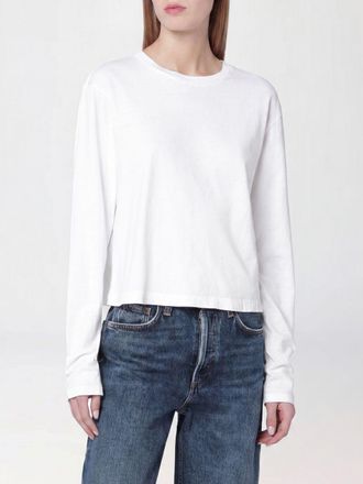 A Gold E T-shirt a maniche lunghe in cotone con scollo a girocollo