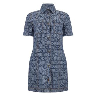 Moschino Shirt Dress - female - Moschino - Shirt Dresses - Blue - S - Dresses