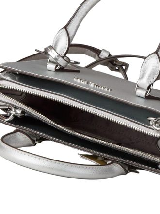 Michael Kors Womens Satchel Silver Thermoplastic Polyurethane Polyester Satchel-bags