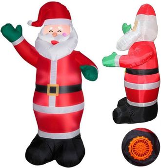Trade Shop Trade Shop - Santa Claus Hinchable Con Bomba De Aire Integrada 90x60x40cm
