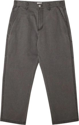 Obey Big Timer Carpenter Pant - Heren - Straight fit broeken - Grijs - W33 - Katoen - Broeken