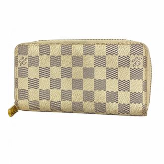 Louis Vuitton White Long Wallet (Bi-Fold) (Pre-Owned)