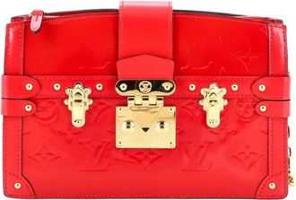 Louis Vuitton Trunk Vernis clutch bag - Rood