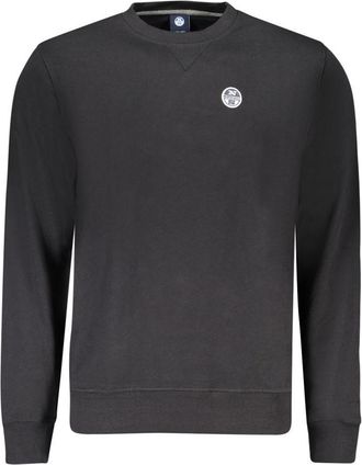 North Sails Mens Crew Neck Long Sleeve Pullover - Dark Grey Cotton - Size X-Large
