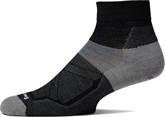 Smartwool Bike Zero Cushion Ankle Socks Mens No Show Socks Shoes Black : XL (Mens Shoe 12-14.5), Nylon/Wool