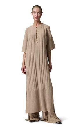 Day Birger Et Mikkelsen Stellan Loose Ribbed Knit Dress in Cobblestone at Nordstrom, Size Xx-Small