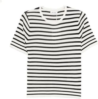Soft Goat T-shirts en Polos Wit - Dames - Ronde hals truien - Veelkleurig - XS - Truien & Vesten