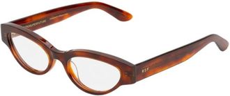 Retro Superfuture Numero 147 Optisch Montuur - Dames - Brillen - Bruin - 52 MM - Leer - Accessoires