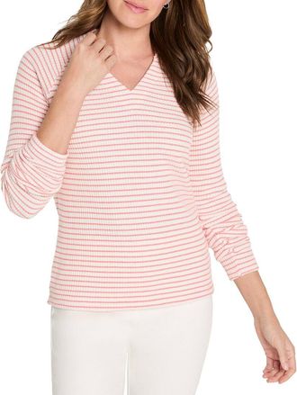 Nic+Zoe Nic+Zoe Soft Thermal Split Neck Top