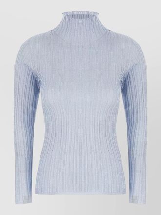 Fabiana Filippi high neck viscose blend slim sweater