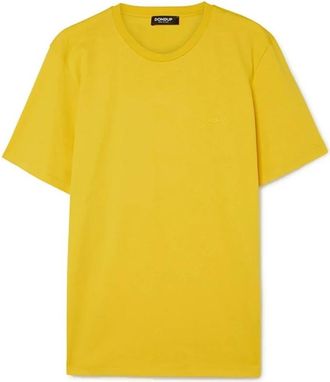 Dondup Us 198-Jf 0309Ufu 7413 T-shirt - Heren - T-shirts - Geel - S - Katoen - Tops
