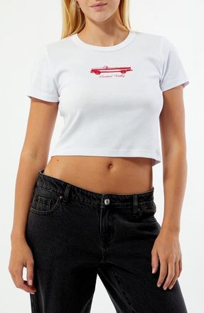 PacSun Central Valley Baby T-Shirt in White at Nordstrom, Size X-Small