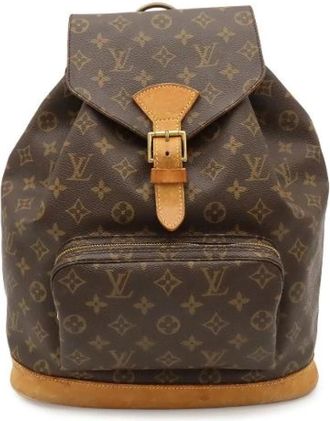 Louis Vuitton Pre-owned Plastic louis-vuitton-bags - Dames - Vintage Rugzakken - Bruin - ONE Size - Vintage