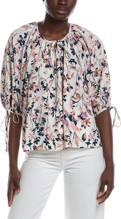 Renee C Renee C Bubble Crepe Top