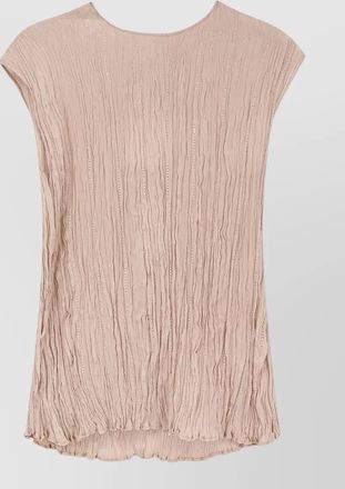 Alysi wrinkle sleeveless blouse