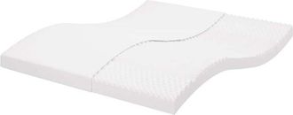 vidaXL Colch&oacute;n De Espuma De 7 Zonas Dureza 20 Ild Blanco 160x220 Cm Vidaxl