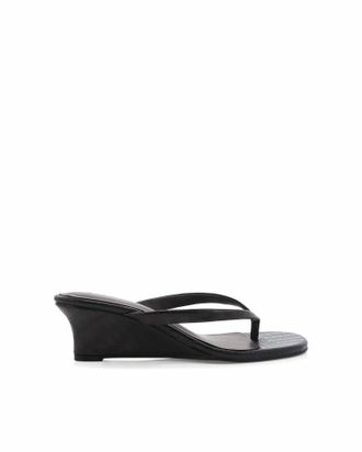 Billini Womens Valia Croc Wedge Heel In Dark Cacao