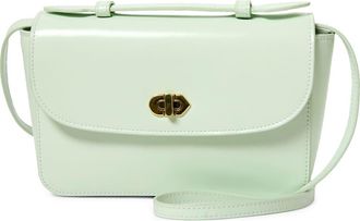 Clare Vivier Kathryn Leather Crossbody Bag in Mist at Nordstrom