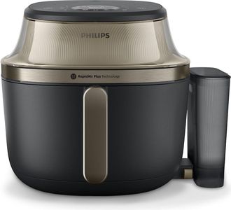 Philips Airfryer Serie 5000 Con Funci&oacute;n Vapor Na543/00 7,2l 2000w 12 Programas Negro/champagne