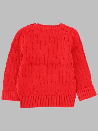 Polo Ralph Lauren Cable-Knit Cotton Sweater - Red