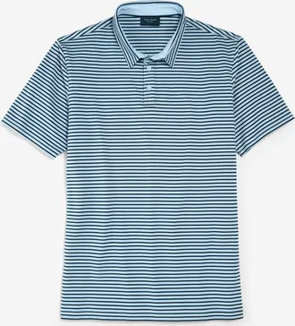 Cole Haan Mens Links Legend Polo Shirt - Blue Size Medium