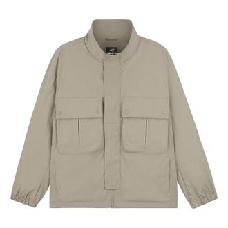 New Balance Fashion Lifestyle Jacket Asia Sizing Beige 5AD37111-LBE