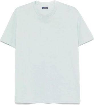 Paul & Shark Light Blue Logo Cotton T-Shirt
