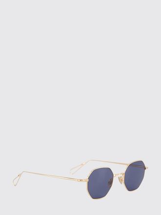 Ahlem Trocadero Gold-Plated Metal Sunglasses with Contrast Bridge